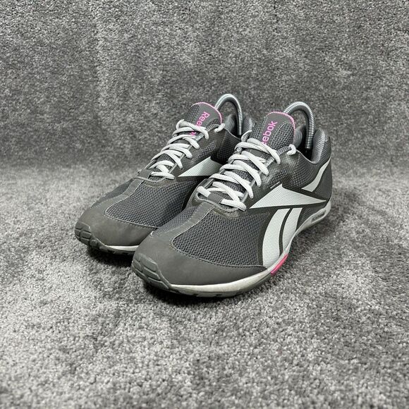 Reebok SlimTone J84822 Women’s Size 7.5 Gray Smooth Fit Training Shoes Used - Picture 6 of 13